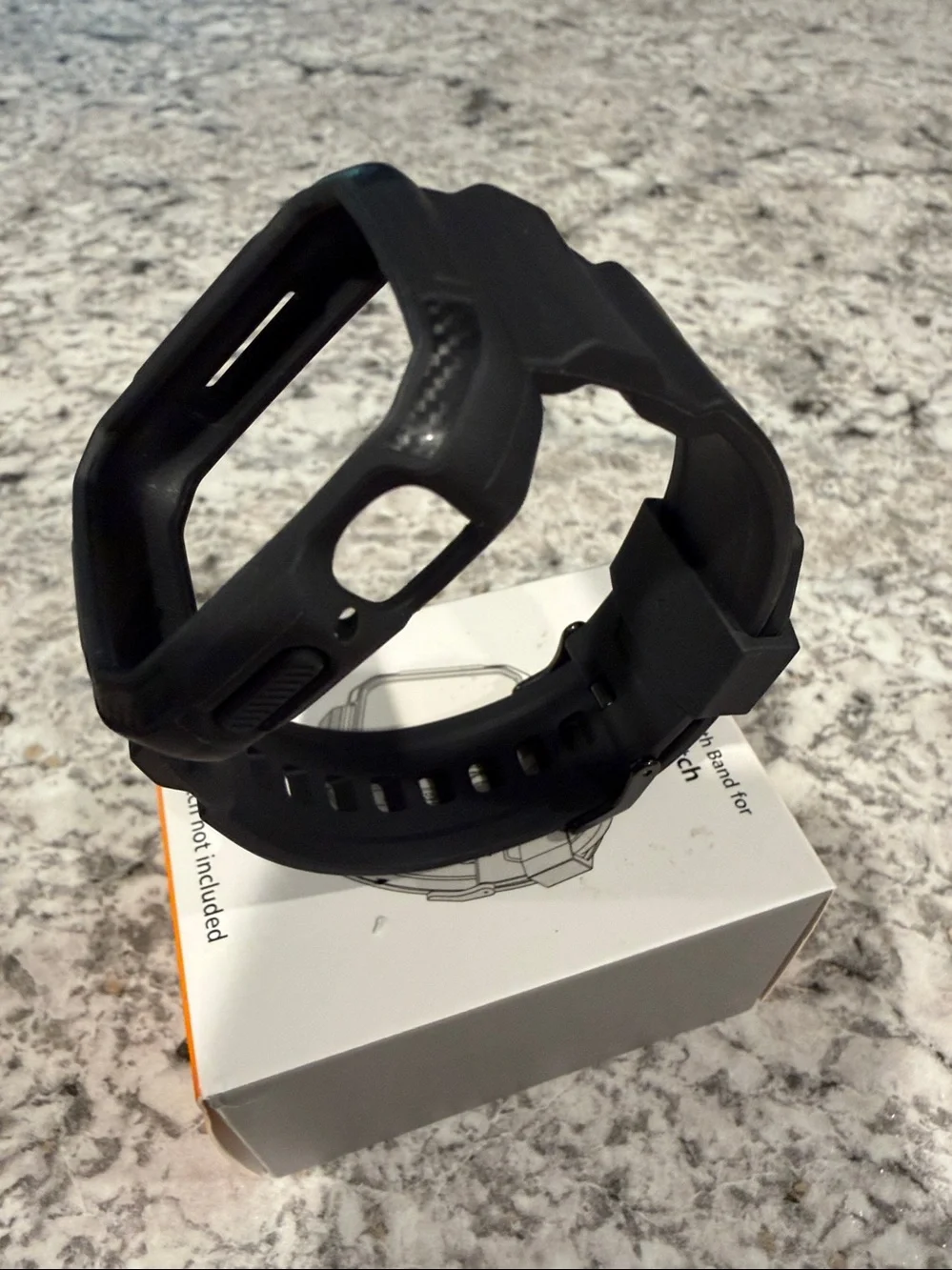 OROBAY Apple Watch Band With Case 41/40/38mm Matte Black #53